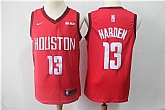 Rockets 13 James Harden Red 2018 19 Earned Edition Nike Swingman Jersey,baseball caps,new era cap wholesale,wholesale hats